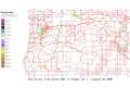 Oregon deviations from normal to date