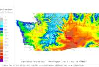 Washington Normals to date