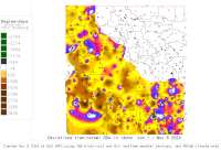 Idaho deviations from normal to date