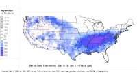 W. US deviations from normal to date