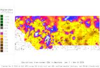 Montana deviations from normal to date