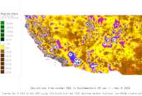 SW US deviations from normal to date