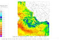 Idaho USA base 32 degree-days to date