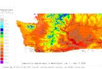 Washington USA base 32 degree-days to date