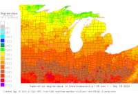 Great Lakes Central base 41 degree-days to date