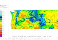 Northwestern base 41 degree-days to date